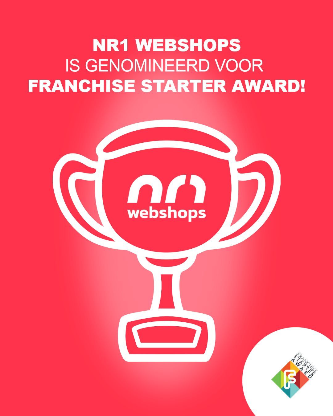 Franchise Starter Award 2024: NR1 Webshops is genomineerd