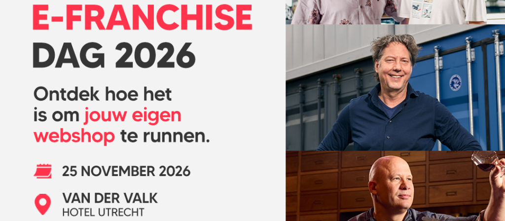 NR1 Webshops e-Franchise Dag 2026 op 25 november in Utrecht - 2